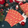 imageNervure 100 Pack Christmas Red Paper Napkins  Heavy Duty Disposable Napkins  Premium Quality 3ply Dinner Napkins  Gold Christmas Tree Disposable Paper Hand Towels for PartyRed