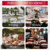 imageNervure 100PCS Clear and Black Plastic Plates  Clear Disposable Plates Set 50PCS 1025quot Dinner Plate ampamp 50PCS 75quot Dessert Plates Perfect for Wedding ampamp Party ampamp New YearClear Red