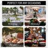 imageNervure 100PCS Clear and Black Plastic Plates  Clear Disposable Plates Set 50PCS 1025quot Dinner Plate ampamp 50PCS 75quot Dessert Plates Perfect for Wedding ampamp Party ampamp New YearClear Black