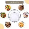 imageNervure 100PCS Clear and Black Plastic Plates  Clear Disposable Plates Set 50PCS 1025quot Dinner Plate ampamp 50PCS 75quot Dessert Plates Perfect for Wedding ampamp Party ampamp New YearClear Black