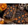 imageNervure 100PCS Halloween Paper Napkins  Disposable Halloween Pumpkin Napkins with Skeleton and Bat  3 Ply Halloween Hand Towels for Dinner Party Bathroom Decoration