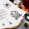 imageNervure 100PCS Halloween Paper Napkins  White Disposable Napkins with Black Pumpkin  Paper Hand Towels Decorative Dessert Dinner Hand Napkin for Halloween Party Home Kitchen BathroomWhite