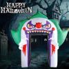 imageNervure 10FT Halloween Inflatables Clown Archway  Halloween Inflatable Outdoor Decorations with LED Lights  Giant Halloween Arch Blow Up Yard Decorations for Outdoor Garden Lawn Party Decor