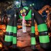 imageNervure 11 FT Halloween Inflatable Spider Archway  Halloween Inflatable Outdoor Decorations with Led Lights  Halloween Inflatables Clearance for Outside Garden Lawn Yard Party Decor