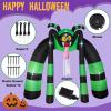imageNervure 11 FT Halloween Inflatable Spider Archway  Halloween Inflatable Outdoor Decorations with Led Lights  Halloween Inflatables Clearance for Outside Garden Lawn Yard Party Decor