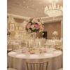 imageNervure 175PCS Black Plastic Plates  Disposable Black Gold Party Plates ampamp Pre Rolled Napkins with Cutlery for 25 Guests 50Plates 75Silverware 25Cups 25Napkin for Wedding ampamp Party ampamp New YearRose Gold