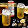 imageNervure 20 Pack Can Shaped Cups  16oz Classic Drinking Cups for Beer Iced Coffee Smoothie Boba Tea Cocktail  Cute Tumbler Cool Plastic CupClassic Clear