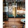 imageNervure 24 Pack Plastic Champagne Flutes  6 Oz Clear Disposable Champagne Flutes  Square Plastic Toasting Glasses for Party Birthday Anniversary WeddingClear