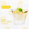 imageNervure 240PCS Gold Plastic Cups  9Oz Gold Rimmed Plastic Cups  Heavy Duty Disposable Clear Cup with Gold Rim Perfect for Weddings Receptions ampamp Parties120PCSGold9oz