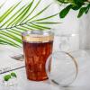 imageNervure 240PCS Gold Plastic Cups  9Oz Gold Rimmed Plastic Cups  Heavy Duty Disposable Clear Cup with Gold Rim Perfect for Weddings Receptions ampamp Parties120PCSGold10oz