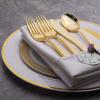 imageNervure 300 Piece Gold Plastic Silverware Set  Heavyweight Gold Plastic Cutlery  Disposable Gold Plastic Utensil Include 150 Forks 75 Knives 75 Spoons Perfect for Parties ampamp Wedding ampamp PartyGold