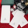 imageNervure 50 Pack Silver Paper Napkins  Cloth Like Disposable Napkins  Line Fell Dinner Napkins  Silver Christmas Tree Heavy Duty Hand Towels for PartySilver