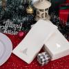 imageNervure 50 Pack Silver Paper Napkins  Cloth Like Disposable Napkins  Line Fell Dinner Napkins  Silver Christmas Tree Heavy Duty Hand Towels for PartySilver