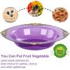imageNervure 50PCS Purple Plastic Bowls with Gold Rim  12oz Disposable Soup Bowls Heavy Duty Salad Dessert Bowl Perfect For Weddings Parties and Everyday UseClear Purple and Gold