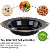 imageNervure 50PCS Purple Plastic Bowls with Gold Rim  12oz Disposable Soup Bowls Heavy Duty Salad Dessert Bowl Perfect For Weddings Parties and Everyday UseBlack and Gold