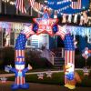imageNervure 8FT 4th of July Inflatable  Uncle Sam and Bald Eagle Archway Inflatable  Patriotic Independence Day Inflatables with LED Lights Builtin for Flag Day Outdoor Indoor Yard Garden Decorations