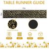 imageNervure Halloween Table Runner  Black JackoLantern Table Runner  Halloween Table Decor for Halloween Party Dinner Table Decoration 13 x 72Inch