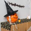 imageNervure Halloween Table Runner  Black JackoLantern Table Runner  Halloween Table Decor for Halloween Party Dinner Table Decoration 13 x 72Inch