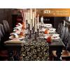 imageNervure Halloween Table Runner  Black JackoLantern Table Runner  Halloween Table Decor for Halloween Party Dinner Table Decoration 13 x 72Inch