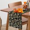 imageNervure Halloween Table Runner  Black JackoLantern Table Runner  Halloween Table Decor for Halloween Party Dinner Table Decoration 13 x 72Inch