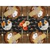 imageNervure Halloween Table Runner  Black Skeleton Table Runner  Halloween Table Decor for Halloween Party Dinner Table Decoration 13 x 72Inch