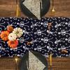 imageNervure Halloween Table Runner  Black Skeleton Table Runner  Halloween Table Decor for Halloween Party Dinner Table Decoration 13 x 72Inch