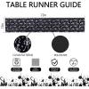 imageNervure Halloween Table Runner  Black Skeleton Table Runner  Halloween Table Decor for Halloween Party Dinner Table Decoration 13 x 72Inch