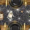 imageNervure Halloween Table Runner  Black Spider Web Table Runner  Halloween Table Decor for Halloween Party Dinner Table Decoration 13 x 72Inch