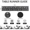 imageNervure Halloween Table Runner  Black Spider Web Table Runner  Halloween Table Decor for Halloween Party Dinner Table Decoration 13 x 72Inch