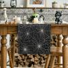 imageNervure Halloween Table Runner  Black Spider Web Table Runner  Halloween Table Decor for Halloween Party Dinner Table Decoration 13 x 72Inch
