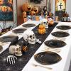 imageNervure Halloween Table Runner  Black Spider Web Table Runner  Halloween Table Decor for Halloween Party Dinner Table Decoration 13 x 72Inch