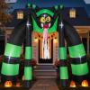 imageNervure 11 FT Halloween Inflatable Spider Archway  Halloween Inflatable Outdoor Decorations with Led Lights  Halloween Inflatables Clearance for Outside Garden Lawn Yard Party Decor