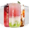 imageNervure 20 Pack Can Shaped Cups  16oz Classic Drinking Cups for Beer Iced Coffee Smoothie Boba Tea Cocktail  Cute Tumbler Cool Plastic CupClassic Clear
