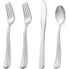 imageNervure 300 Piece Gold Plastic Silverware Set  Heavyweight Gold Plastic Cutlery  Disposable Gold Plastic Utensil Include 150 Forks 75 Knives 75 Spoons Perfect for Parties ampamp Wedding ampamp PartySilver