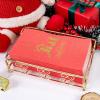 imageNervure 100PCS Christmas Nativity Paper Napkins Scene  The Birth of Jesus Scene Dinner Napkins  Disposable Red Gold Paper Napkins Hand Towels for Dinner Holiday Xmas Party Christmas Eve Decor