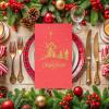 imageNervure 100PCS Christmas Nativity Paper Napkins Scene  The Birth of Jesus Scene Dinner Napkins  Disposable Red Gold Paper Napkins Hand Towels for Dinner Holiday Xmas Party Christmas Eve Decor