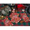 imageNervure 100PCS Red Christmas Paper Napkins  Christmas Napkins Disposable  3Ply Heavy Duty Christmas Guest Hand Towels for Home Kitchen Bathroom Winter Holiday Xmas Party Decorative