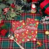 imageNervure 100PCS Red Christmas Paper Napkins  Christmas Napkins Disposable  3Ply Heavy Duty Christmas Guest Hand Towels for Home Kitchen Bathroom Winter Holiday Xmas Party Decorative