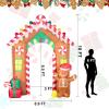 imageNervure 13 FT Christmas Inflatables Outdoor Decorations  Giant Christmas Santa Claus with Reindeer Inflatables  Christmas Blow Up Indoor Outdoor Garden Holiday Yard Christmas Decorationsarchway