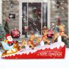 imageNervure 13 FT Christmas Inflatables Outdoor Decorations  Giant Christmas Santa Claus with Reindeer Inflatables  Christmas Blow Up Indoor Outdoor Garden Holiday Yard Christmas DecorationsReindeer