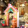 imageNervure 13 FT Christmas Inflatables Outdoor Decorations  Giant Christmas Santa Claus with Reindeer Inflatables  Christmas Blow Up Indoor Outdoor Garden Holiday Yard Christmas Decorationsarchway