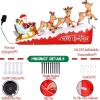 imageNervure 13 FT Christmas Inflatables Outdoor Decorations  Giant Christmas Santa Claus with Reindeer Inflatables  Christmas Blow Up Indoor Outdoor Garden Holiday Yard Christmas DecorationsReindeer