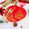 imageNervure 175PCS Christmas Set  Red ampamp Gold Disposable Dinnerware Includes 25 Plates 25 Forks 25 Knives 25 Spoons 25 Cups 25 Napkins  Perfect for Christmas