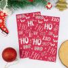 imageNervure 100 PCS Christmas Paper Napkins  Red and White Christmas Napkins Disposable  Hoho Christmas Hand Towels for Bathroom  Winter Napkins for Xmas Holiday Lunches and Dinner Parties Decor
