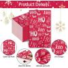 imageNervure 100 PCS Christmas Paper Napkins  Red and White Christmas Napkins Disposable  Hoho Christmas Hand Towels for Bathroom  Winter Napkins for Xmas Holiday Lunches and Dinner Parties Decor