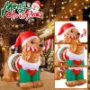imageNervure 5Ft Christmas Dog Inflatables  Outdoor Christmas Inflatable Decorations  Christmas Blow Up Yard Decorations Builtin LED Lights for PartyDog