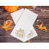 imageNervure 50 PCS Thanksgiving Paper Napkins  Cloth Like Paper Napkins with Gold Pumpkin  Linen Feel Thanksgiving Disposable Hand Towels Napkins for Fall Friendsgiving Dinner Party Bathroom Decor