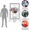 image:imageNervure 22in Artificial Snow Flocked Christmas Basket  Powered with Pine Cones and Berries for Outdoor Decor
