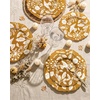 image:imageNervure 32Pcs Brown Fall Scalloped Plastic PlatesWhite Bird Floral Plates Disposable include 16PCS 105 Heavyweight Plastic Dinner Plate and 16Pcs 82 Dessert Plate Perfect for Wedding amp Party