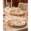 image:imageNervure 32Pcs Brown Fall Scalloped Plastic PlatesWhite Bird Floral Plates Disposable include 16PCS 105 Heavyweight Plastic Dinner Plate and 16Pcs 82 Dessert Plate Perfect for Wedding amp Party